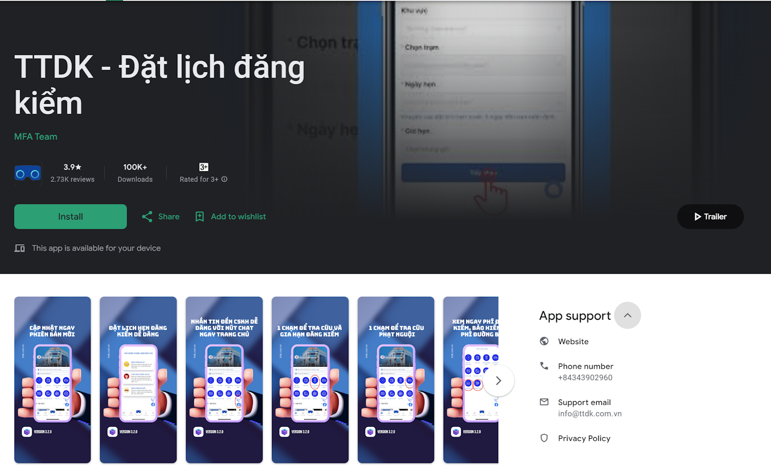 app tra cứu phạt nguội